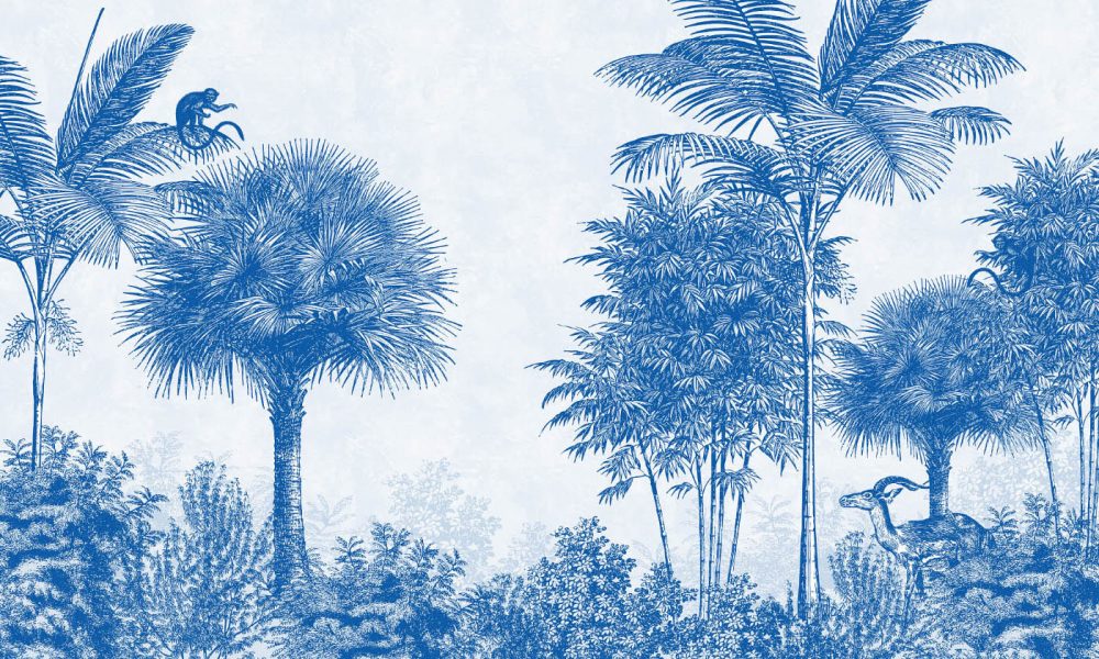 Palmetto contemporary wallpaper