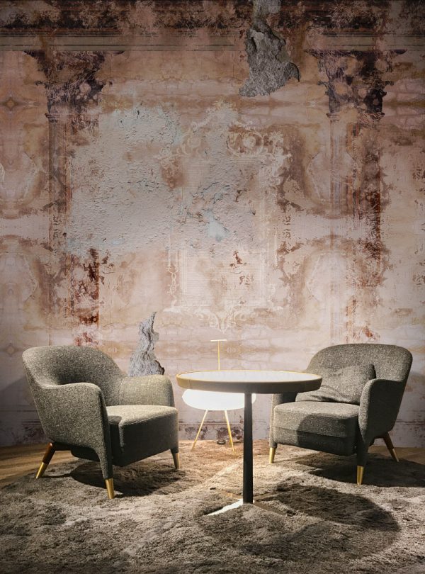 Fresco Antique modern wallpaper in a custom size by Idea Murale