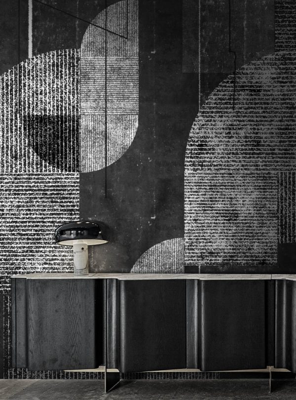 Neo Metropolis III contemporary wallpaper by Idea Murale