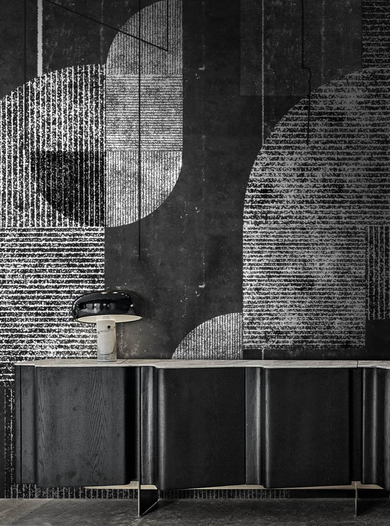 Neo Metropolis III contemporary wallpaper by Idea Murale