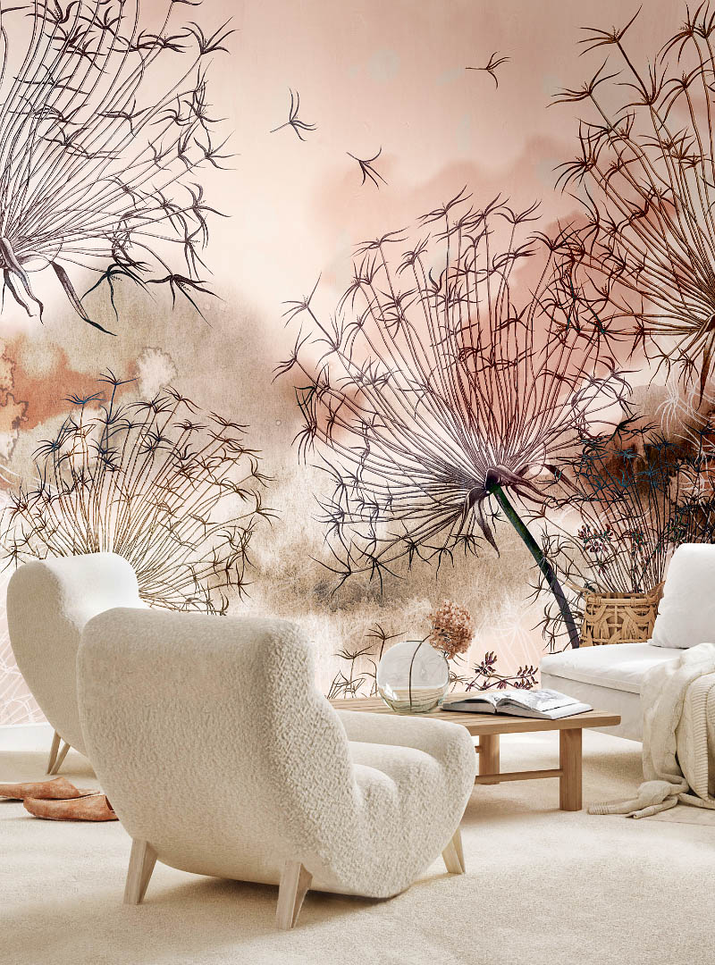 Ethereal contemporary wallpaper