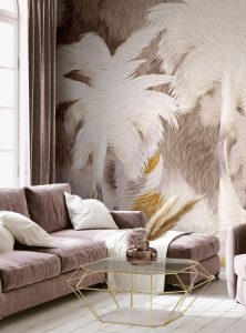 Palm Dreams contemporary wallpaper