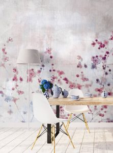 Bloom in Pink Contemporary wallpaper