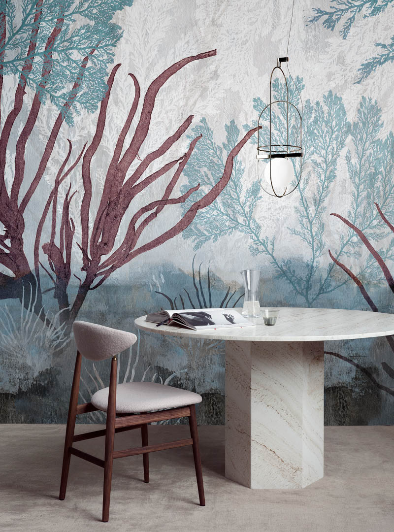 Aquatic Tale contemporary wallpaper