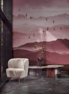 Fernweh contemporary wallpaper