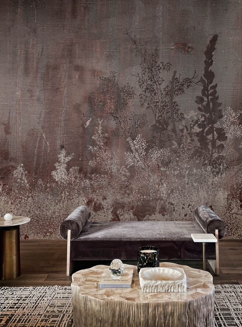 Paesaggio autunnale contemporary wallpaper