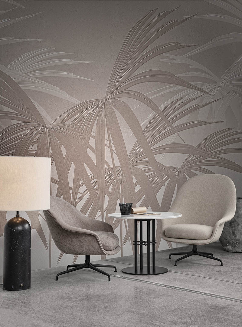 Foglie Tenere modern wallpaper by Arte Di Muro