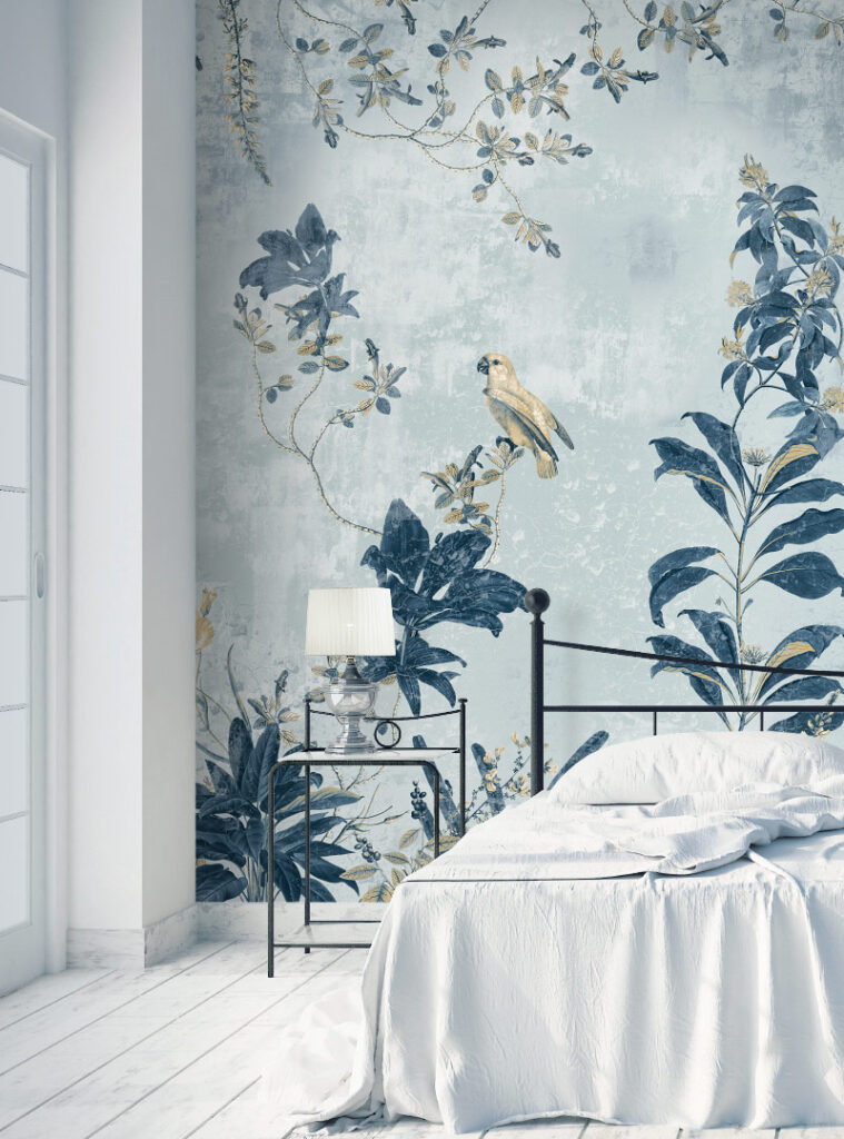 Right: Cinematic mural designed for atmosphere and mood